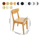 Scandinavian Rubberwood Open Back Side Chair Natural Upholstered Dining Chair (Set of 2) Clearhalo ' kitchen&dining_furn' 'Dining Chairs' 'Dining Tables & Seating' 'dining_chair' 'furn' 'furn_dining_chair' 'Furniture' 'furniture_dining_chair' 'Kitchen & Dining Furniture' 'kitchen' 4129816