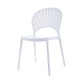 Contemporary Style Plastic Dining Armless Chair Open Back Dining Side Chair White 1 Piece Clearhalo ' kitchen&dining_furn' 'Dining Chairs' 'Dining Tables & Seating' 'dining_chair' 'furn' 'furn_dining_chair' 'Furniture' 'furniture_dining_chair' 'Kitchen & Dining Furniture' 'kitchen' 4129860
