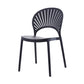 Contemporary Style Plastic Dining Armless Chair Open Back Dining Side Chair Black 1 Piece Clearhalo ' kitchen&dining_furn' 'Dining Chairs' 'Dining Tables & Seating' 'dining_chair' 'furn' 'furn_dining_chair' 'Furniture' 'furniture_dining_chair' 'Kitchen & Dining Furniture' 'kitchen' 4129863