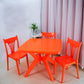 Contemporary Style Plastic Dining Armless Chairs Slat Back Stacking Arm Chair Clearhalo ' kitchen&dining_furn' 'Dining Chairs' 'Dining Tables & Seating' 'dining_chair' 'furn' 'furn_dining_chair' 'Furniture' 'furniture_dining_chair' 'Kitchen & Dining Furniture' 'kitchen' 4129878