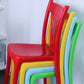Contemporary Style Plastic Dining Armless Chairs Slat Back Stacking Arm Chair Clearhalo ' kitchen&dining_furn' 'Dining Chairs' 'Dining Tables & Seating' 'dining_chair' 'furn' 'furn_dining_chair' 'Furniture' 'furniture_dining_chair' 'Kitchen & Dining Furniture' 'kitchen' 4129889