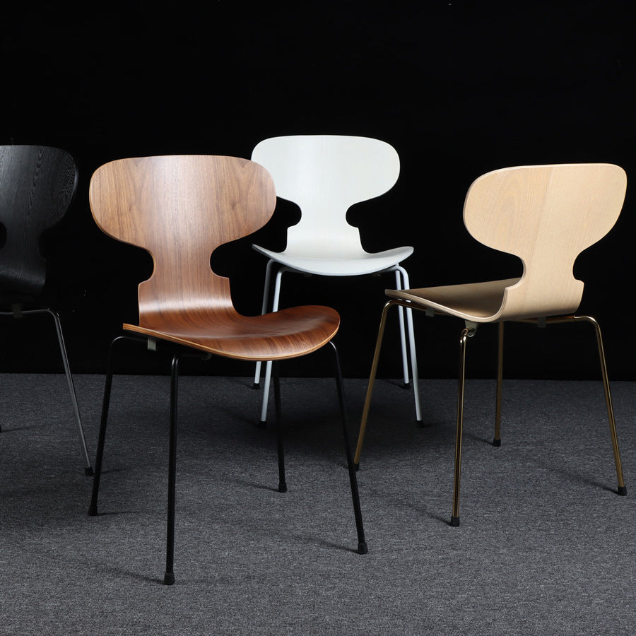 Scandinavian Wood Dining Chair Matte Finish Wingback Dining Chair (Set of 4) Clearhalo ' kitchen&dining_furn' 'Dining Chairs' 'Dining Tables & Seating' 'dining_chair' 'furn' 'furn_dining_chair' 'Furniture' 'furniture_dining_chair' 'Kitchen & Dining Furniture' 'kitchen' 4129923