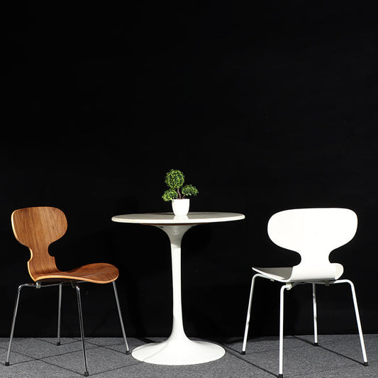 Scandinavian Wood Dining Chair Matte Finish Wingback Dining Chair (Set of 4) Clearhalo ' kitchen&dining_furn' 'Dining Chairs' 'Dining Tables & Seating' 'dining_chair' 'furn' 'furn_dining_chair' 'Furniture' 'furniture_dining_chair' 'Kitchen & Dining Furniture' 'kitchen' 4129925