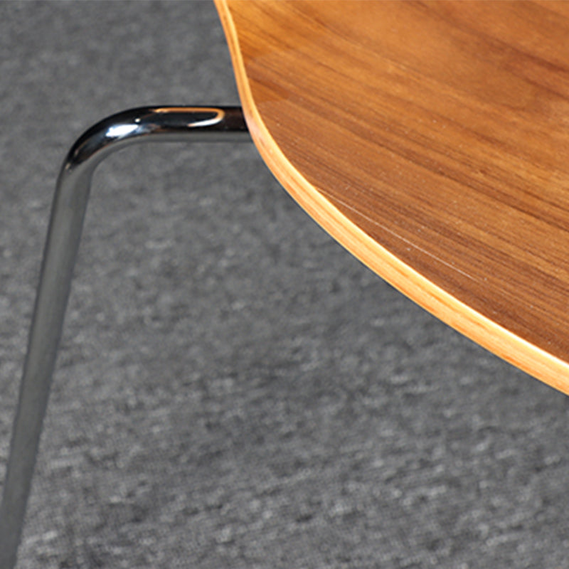 Scandinavian Wood Dining Chair Matte Finish Wingback Dining Chair (Set of 4) Clearhalo ' kitchen&dining_furn' 'Dining Chairs' 'Dining Tables & Seating' 'dining_chair' 'furn' 'furn_dining_chair' 'Furniture' 'furniture_dining_chair' 'Kitchen & Dining Furniture' 'kitchen' 4129938