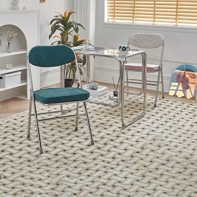 Glam Style Dining Chairs Kitchen Armless Side Chairs with Metal Legs Clearhalo ' kitchen&dining_furn' 'Dining Chairs' 'Dining Tables & Seating' 'dining_chair' 'furn' 'furn_dining_chair' 'Furniture' 'furniture_dining_chair' 'Kitchen & Dining Furniture' 'kitchen' 4129964