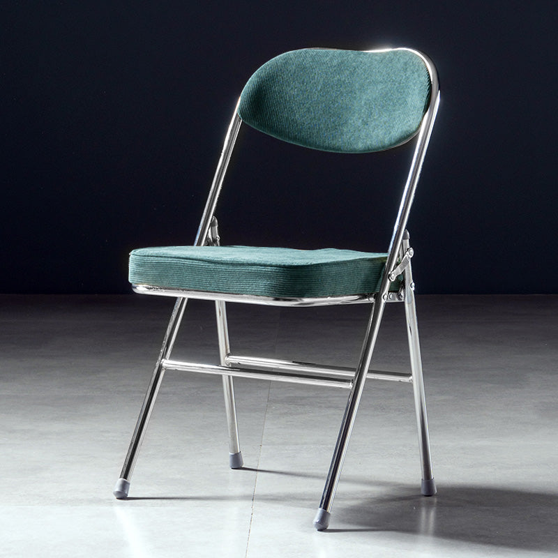 Glam Style Dining Chairs Kitchen Armless Side Chairs with Metal Legs Green 1 Piece Clearhalo ' kitchen&dining_furn' 'Dining Chairs' 'Dining Tables & Seating' 'dining_chair' 'furn' 'furn_dining_chair' 'Furniture' 'furniture_dining_chair' 'Kitchen & Dining Furniture' 'kitchen' 4129978