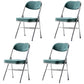 Glam Style Dining Chairs Kitchen Armless Side Chairs with Metal Legs Green 4 Piece Set Clearhalo ' kitchen&dining_furn' 'Dining Chairs' 'Dining Tables & Seating' 'dining_chair' 'furn' 'furn_dining_chair' 'Furniture' 'furniture_dining_chair' 'Kitchen & Dining Furniture' 'kitchen' 4129980