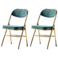 Glam Style Dining Chairs Kitchen Armless Side Chairs with Metal Legs Blackish Green 2 Piece Set Clearhalo ' kitchen&dining_furn' 'Dining Chairs' 'Dining Tables & Seating' 'dining_chair' 'furn' 'furn_dining_chair' 'Furniture' 'furniture_dining_chair' 'Kitchen & Dining Furniture' 'kitchen' 4129988