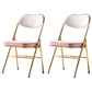 Glam Style Dining Chairs Kitchen Armless Side Chairs with Metal Legs Pink 2 Piece Set Clearhalo ' kitchen&dining_furn' 'Dining Chairs' 'Dining Tables & Seating' 'dining_chair' 'furn' 'furn_dining_chair' 'Furniture' 'furniture_dining_chair' 'Kitchen & Dining Furniture' 'kitchen' 4129994