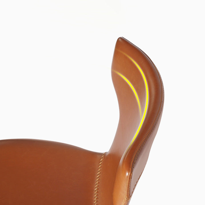 Modern Style Home Side Chair Wingback Metal Upholstered Single Dining Room Chair Clearhalo ' kitchen&dining_furn' 'Dining Chairs' 'Dining Tables & Seating' 'dining_chair' 'furn' 'furn_dining_chair' 'Furniture' 'furniture_dining_chair' 'Kitchen & Dining Furniture' 'kitchen' 4130020