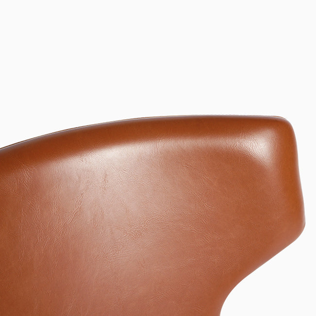 Modern Style Home Side Chair Wingback Metal Upholstered Single Dining Room Chair Clearhalo ' kitchen&dining_furn' 'Dining Chairs' 'Dining Tables & Seating' 'dining_chair' 'furn' 'furn_dining_chair' 'Furniture' 'furniture_dining_chair' 'Kitchen & Dining Furniture' 'kitchen' 4130022