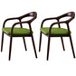 Traditional Style Ash Wood Chairs Dining Room Open Back Arm Chairs Set Green 2 Piece Set Clearhalo ' kitchen&dining_furn' 'Dining Chairs' 'Dining Tables & Seating' 'dining_chair' 'furn' 'furn_dining_chair' 'Furniture' 'furniture_dining_chair' 'Kitchen & Dining Furniture' 'kitchen' 4130030