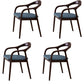 Traditional Style Ash Wood Chairs Dining Room Open Back Arm Chairs Set Light Blue 4 Piece Set Clearhalo ' kitchen&dining_furn' 'Dining Chairs' 'Dining Tables & Seating' 'dining_chair' 'furn' 'furn_dining_chair' 'Furniture' 'furniture_dining_chair' 'Kitchen & Dining Furniture' 'kitchen' 4130043