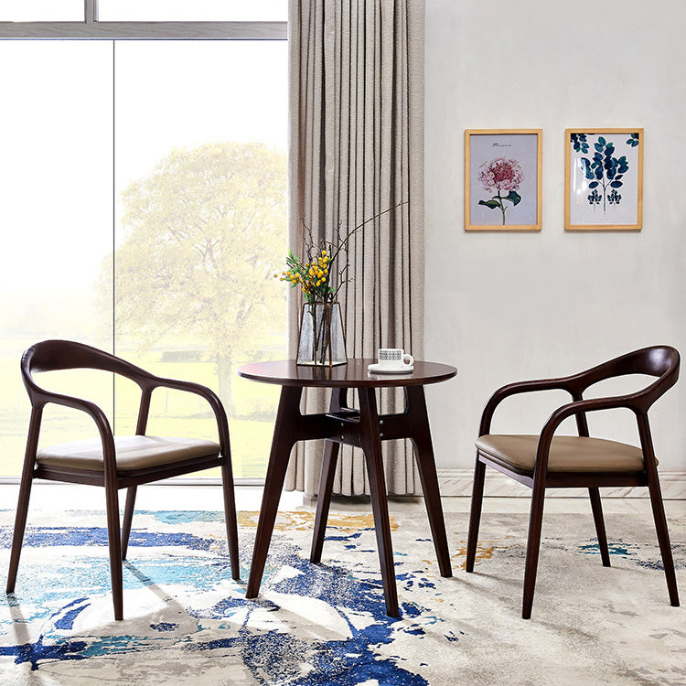 Traditional Style Ash Wood Chairs Dining Room Open Back Arm Chairs Set Clearhalo ' kitchen&dining_furn' 'Dining Chairs' 'Dining Tables & Seating' 'dining_chair' 'furn' 'furn_dining_chair' 'Furniture' 'furniture_dining_chair' 'Kitchen & Dining Furniture' 'kitchen' 4130048