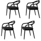 Traditional Style Ash Wood Chairs Dining Room Open Back Arm Chairs Set Black 4 Piece Set Clearhalo ' kitchen&dining_furn' 'Dining Chairs' 'Dining Tables & Seating' 'dining_chair' 'furn' 'furn_dining_chair' 'Furniture' 'furniture_dining_chair' 'Kitchen & Dining Furniture' 'kitchen' 4130066