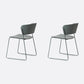 Matte Finish Industrial Dining Side Chair Open Back Plastic Dining Chair Green 2 Piece Set Clearhalo ' kitchen&dining_furn' 'Dining Chairs' 'Dining Tables & Seating' 'dining_chair' 'furn' 'furn_dining_chair' 'Furniture' 'furniture_dining_chair' 'Kitchen & Dining Furniture' 'kitchen' 4130127