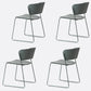 Matte Finish Industrial Dining Side Chair Open Back Plastic Dining Chair Green 4 Piece Set Clearhalo ' kitchen&dining_furn' 'Dining Chairs' 'Dining Tables & Seating' 'dining_chair' 'furn' 'furn_dining_chair' 'Furniture' 'furniture_dining_chair' 'Kitchen & Dining Furniture' 'kitchen' 4130128
