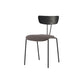 Industrial Style Dining Chair Kitchen Armless Side Chairs with Metal Legs Black-Gray 1 Piece Clearhalo ' kitchen&dining_furn' 'Dining Chairs' 'Dining Tables & Seating' 'dining_chair' 'furn' 'furn_dining_chair' 'Furniture' 'furniture_dining_chair' 'Kitchen & Dining Furniture' 'kitchen' 4130212