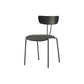 Industrial Style Dining Chair Kitchen Armless Side Chairs with Metal Legs Black Gray-White 1 Piece Clearhalo ' kitchen&dining_furn' 'Dining Chairs' 'Dining Tables & Seating' 'dining_chair' 'furn' 'furn_dining_chair' 'Furniture' 'furniture_dining_chair' 'Kitchen & Dining Furniture' 'kitchen' 4130239