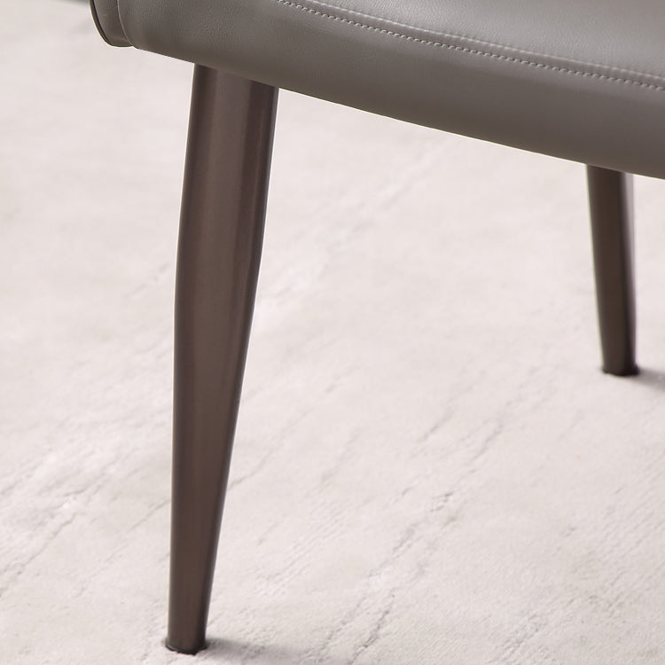 Contemporary Metal Dining Arm Chairs Open Back Dining Side Chair (Set of 2) Clearhalo ' kitchen&dining_furn' 'Dining Chairs' 'Dining Tables & Seating' 'dining_chair' 'furn' 'furn_dining_chair' 'Furniture' 'furniture_dining_chair' 'Kitchen & Dining Furniture' 'kitchen' 4130255