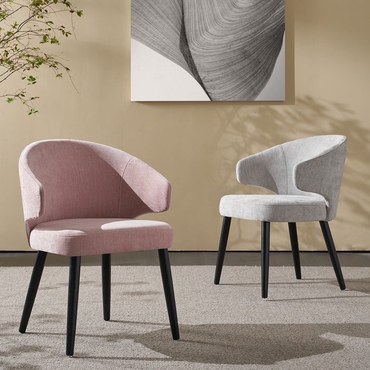 Contemporary Wood Dining Arm Chairs Wingback Side Chair for Home Use (Set of 2) Clearhalo ' kitchen&dining_furn' 'Dining Chairs' 'Dining Tables & Seating' 'dining_chair' 'furn' 'furn_dining_chair' 'Furniture' 'furniture_dining_chair' 'Kitchen & Dining Furniture' 'kitchen' 4130262
