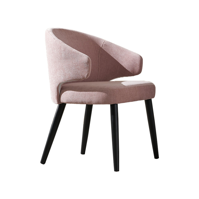 Contemporary Wood Dining Arm Chairs Wingback Side Chair for Home Use (Set of 2) Clearhalo ' kitchen&dining_furn' 'Dining Chairs' 'Dining Tables & Seating' 'dining_chair' 'furn' 'furn_dining_chair' 'Furniture' 'furniture_dining_chair' 'Kitchen & Dining Furniture' 'kitchen' 4130266