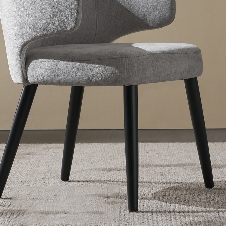 Contemporary Wood Dining Arm Chairs Wingback Side Chair for Home Use (Set of 2) Clearhalo ' kitchen&dining_furn' 'Dining Chairs' 'Dining Tables & Seating' 'dining_chair' 'furn' 'furn_dining_chair' 'Furniture' 'furniture_dining_chair' 'Kitchen & Dining Furniture' 'kitchen' 4130272