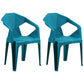 Nordic Style Plastic Dining Armchair Open Back Dining Side Chair for Restaurant Blue 2 Piece Set Clearhalo ' kitchen&dining_furn' 'Dining Chairs' 'Dining Tables & Seating' 'dining_chair' 'furn' 'furn_dining_chair' 'Furniture' 'furniture_dining_chair' 'Kitchen & Dining Furniture' 'kitchen' 4130301