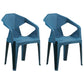 Nordic Style Plastic Dining Armchair Open Back Dining Side Chair for Restaurant Peacock Blue 2 Piece Set Clearhalo ' kitchen&dining_furn' 'Dining Chairs' 'Dining Tables & Seating' 'dining_chair' 'furn' 'furn_dining_chair' 'Furniture' 'furniture_dining_chair' 'Kitchen & Dining Furniture' 'kitchen' 4130303