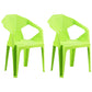 Nordic Style Plastic Dining Armchair Open Back Dining Side Chair for Restaurant Green 2 Piece Set Clearhalo ' kitchen&dining_furn' 'Dining Chairs' 'Dining Tables & Seating' 'dining_chair' 'furn' 'furn_dining_chair' 'Furniture' 'furniture_dining_chair' 'Kitchen & Dining Furniture' 'kitchen' 4130305