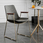 Nordic Style Dining Chairs Kitchen Arm Dining Side Chairs with Metal Legs Clearhalo ' kitchen&dining_furn' 'Dining Chairs' 'Dining Tables & Seating' 'dining_chair' 'furn' 'furn_dining_chair' 'Furniture' 'furniture_dining_chair' 'Kitchen & Dining Furniture' 'kitchen' 4130313