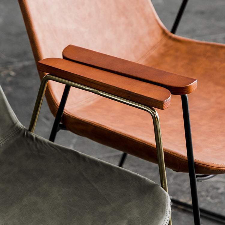 Nordic Style Dining Chairs Kitchen Arm Dining Side Chairs with Metal Legs Clearhalo ' kitchen&dining_furn' 'Dining Chairs' 'Dining Tables & Seating' 'dining_chair' 'furn' 'furn_dining_chair' 'Furniture' 'furniture_dining_chair' 'Kitchen & Dining Furniture' 'kitchen' 4130319