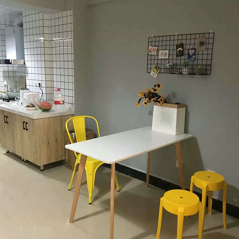 Industrial Style Kitchen Dining Chairs Metal Dining Armless Side Chairs (Set of 4) Clearhalo ' kitchen&dining_furn' 'Dining Chairs' 'Dining Tables & Seating' 'dining_chair' 'furn' 'furn_dining_chair' 'Furniture' 'furniture_dining_chair' 'Kitchen & Dining Furniture' 'kitchen' 4130373