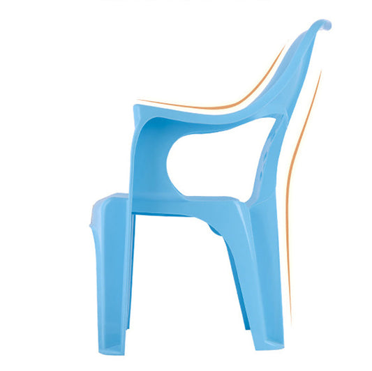 Minimalist Style Stacking Dining Arm Chairs Plastic Slat Back Dining Side Chair for Home Use Clearhalo ' kitchen&dining_furn' 'Dining Chairs' 'Dining Tables & Seating' 'dining_chair' 'furn' 'furn_dining_chair' 'Furniture' 'furniture_dining_chair' 'Kitchen & Dining Furniture' 'kitchen' 4130439