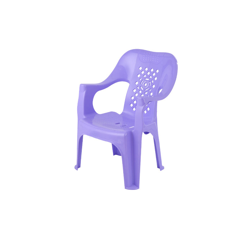 Minimalist Style Stacking Dining Arm Chairs Plastic Slat Back Dining Side Chair for Home Use Purple 1 Piece Clearhalo ' kitchen&dining_furn' 'Dining Chairs' 'Dining Tables & Seating' 'dining_chair' 'furn' 'furn_dining_chair' 'Furniture' 'furniture_dining_chair' 'Kitchen & Dining Furniture' 'kitchen' 4130440