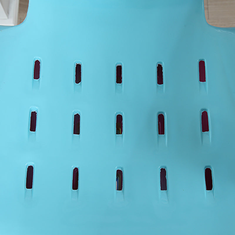 Minimalist Style Stacking Dining Arm Chairs Plastic Slat Back Dining Side Chair for Home Clearhalo ' kitchen&dining_furn' 'Dining Chairs' 'Dining Tables & Seating' 'dining_chair' 'furn' 'furn_dining_chair' 'Furniture' 'furniture_dining_chair' 'Kitchen & Dining Furniture' 'kitchen' 4130460