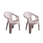 Contemporary Stacking Dining Arm Chairs Plastic Dining Side Chair for Home Use Pink 2 Piece Set Clearhalo ' kitchen&dining_furn' 'Dining Chairs' 'Dining Tables & Seating' 'dining_chair' 'furn' 'furn_dining_chair' 'Furniture' 'furniture_dining_chair' 'Kitchen & Dining Furniture' 'kitchen' 4130500