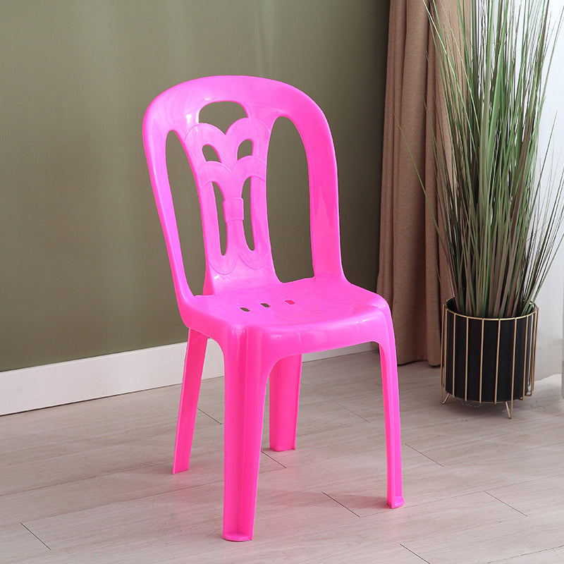 Modern Stacking Dining Armless Chairs Plastic Dining Side Chair for Home Use Red 1 Piece Clearhalo ' kitchen&dining_furn' 'Dining Chairs' 'Dining Tables & Seating' 'dining_chair' 'furn' 'furn_dining_chair' 'Furniture' 'furniture_dining_chair' 'Kitchen & Dining Furniture' 'kitchen' 4130509