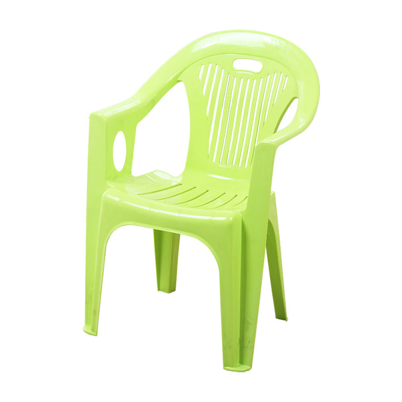Contemporary Stacking Slat Back Dining Arm Chairs Plastic Dining Side Chair for Home Use Clearhalo ' kitchen&dining_furn' 'Dining Chairs' 'Dining Tables & Seating' 'dining_chair' 'furn' 'furn_dining_chair' 'Furniture' 'furniture_dining_chair' 'Kitchen & Dining Furniture' 'kitchen' 4130536