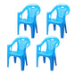 Contemporary Stacking Slat Back Dining Arm Chairs Plastic Dining Side Chair for Home Use Blue 4 Piece Set Clearhalo ' kitchen&dining_furn' 'Dining Chairs' 'Dining Tables & Seating' 'dining_chair' 'furn' 'furn_dining_chair' 'Furniture' 'furniture_dining_chair' 'Kitchen & Dining Furniture' 'kitchen' 4130539