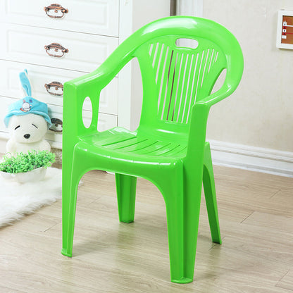 Contemporary Stacking Slat Back Dining Arm Chairs Plastic Dining Side Chair for Home Use Green 1 Piece Clearhalo ' kitchen&dining_furn' 'Dining Chairs' 'Dining Tables & Seating' 'dining_chair' 'furn' 'furn_dining_chair' 'Furniture' 'furniture_dining_chair' 'Kitchen & Dining Furniture' 'kitchen' 4130540