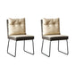 Minimalist Style Luxury Leather Dining Chairs Solid Back Upholstered Chairs White 2 Piece Set Clearhalo ' kitchen&dining_furn' 'Dining Chairs' 'Dining Tables & Seating' 'dining_chair' 'furn' 'furn_dining_chair' 'Furniture' 'furniture_dining_chair' 'Kitchen & Dining Furniture' 'kitchen' 4130574