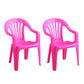 Minimalist Style Slat Back Chair Plastic Stacking Dining Side Chairs for Home Red 2 Piece Set Clearhalo ' kitchen&dining_furn' 'Dining Chairs' 'Dining Tables & Seating' 'dining_chair' 'furn' 'furn_dining_chair' 'Furniture' 'furniture_dining_chair' 'Kitchen & Dining Furniture' 'kitchen' 4130580