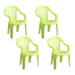 Minimalist Style Slat Back Chair Plastic Stacking Dining Side Chairs for Home Yellow 4 Piece Set Clearhalo ' kitchen&dining_furn' 'Dining Chairs' 'Dining Tables & Seating' 'dining_chair' 'furn' 'furn_dining_chair' 'Furniture' 'furniture_dining_chair' 'Kitchen & Dining Furniture' 'kitchen' 4130587