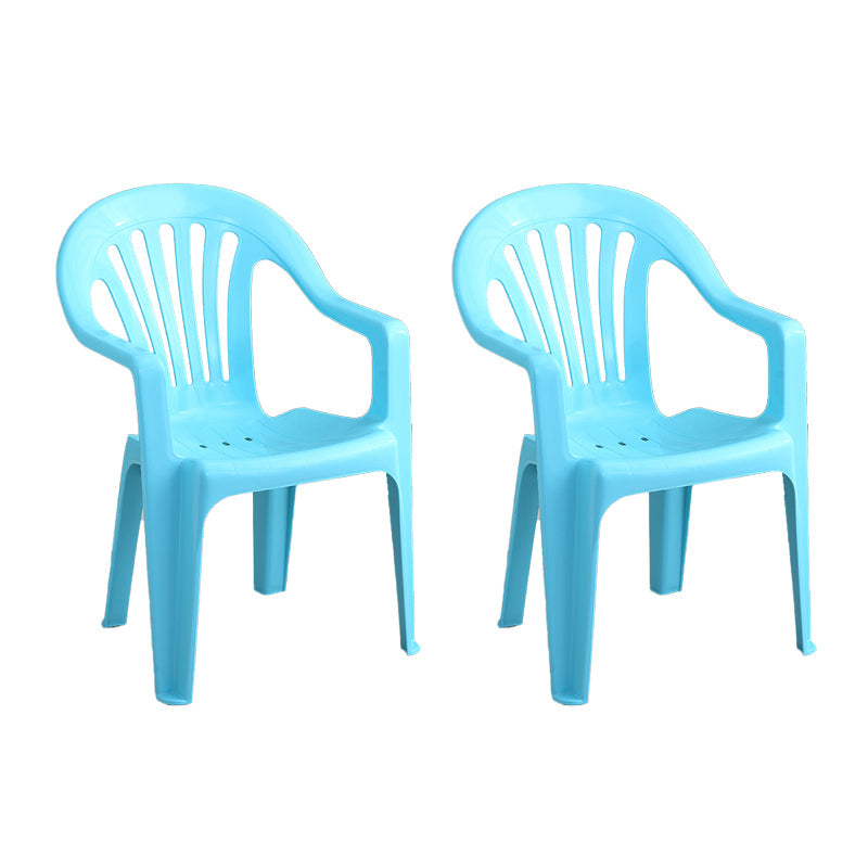 Minimalist Style Slat Back Chair Plastic Stacking Dining Side Chairs for Home Light Blue 2 Piece Set Clearhalo ' kitchen&dining_furn' 'Dining Chairs' 'Dining Tables & Seating' 'dining_chair' 'furn' 'furn_dining_chair' 'Furniture' 'furniture_dining_chair' 'Kitchen & Dining Furniture' 'kitchen' 4130595