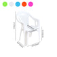 Contemporary Style Plastic Dining Arm Chairs Slat Back Stacking Side Chairs Clearhalo ' kitchen&dining_furn' 'Dining Chairs' 'Dining Tables & Seating' 'dining_chair' 'furn' 'furn_dining_chair' 'Furniture' 'furniture_dining_chair' 'Kitchen & Dining Furniture' 'kitchen' 4130638