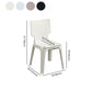 Contemporary Plastic Dining Side Chairs Solid Back Armless Stackable Chair Clearhalo ' kitchen&dining_furn' 'Dining Chairs' 'Dining Tables & Seating' 'dining_chair' 'furn' 'furn_dining_chair' 'Furniture' 'furniture_dining_chair' 'Kitchen & Dining Furniture' 'kitchen' 4130658