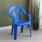 Contemporary Plastic Side Arm Chair Windsor Back Folding Side Chair for Restaurant Dark Blue 1 Piece Clearhalo ' kitchen&dining_furn' 'Dining Chairs' 'Dining Tables & Seating' 'dining_chair' 'furn' 'furn_dining_chair' 'Furniture' 'furniture_dining_chair' 'Kitchen & Dining Furniture' 'kitchen' 4130665