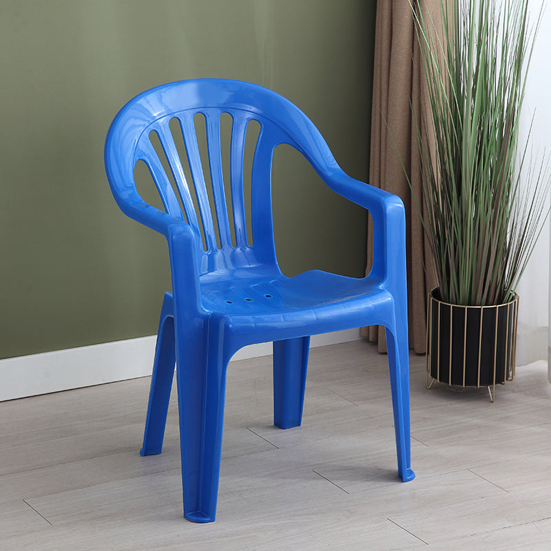 Contemporary Plastic Side Arm Chair Windsor Back Folding Side Chair for Restaurant Dark Blue 1 Piece Clearhalo ' kitchen&dining_furn' 'Dining Chairs' 'Dining Tables & Seating' 'dining_chair' 'furn' 'furn_dining_chair' 'Furniture' 'furniture_dining_chair' 'Kitchen & Dining Furniture' 'kitchen' 4130665