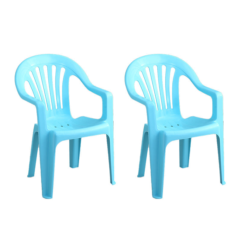 Contemporary Plastic Side Arm Chair Windsor Back Folding Side Chair for Restaurant Light Blue 2 Piece Set Clearhalo ' kitchen&dining_furn' 'Dining Chairs' 'Dining Tables & Seating' 'dining_chair' 'furn' 'furn_dining_chair' 'Furniture' 'furniture_dining_chair' 'Kitchen & Dining Furniture' 'kitchen' 4130672